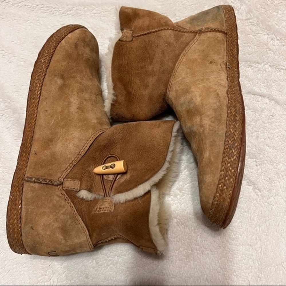 UGG Side Buttons Booties Short Boots 10